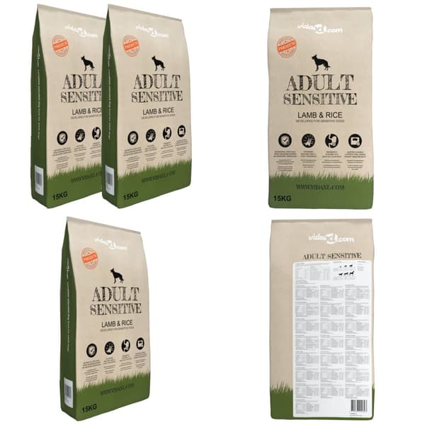 Luksustørfoder til hunde Adult Sensitive Lamb & Rice 2 stk. 30 kg - Hundefoder - Tørfoder Til Hunde - Home & Living