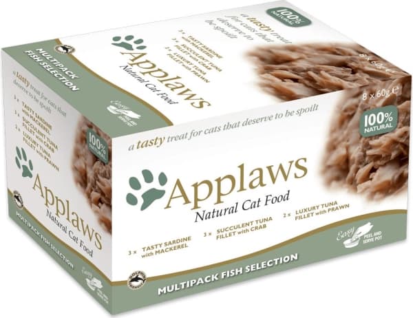 APPLAWS KATTSKÅL 8 ST FISKMIX