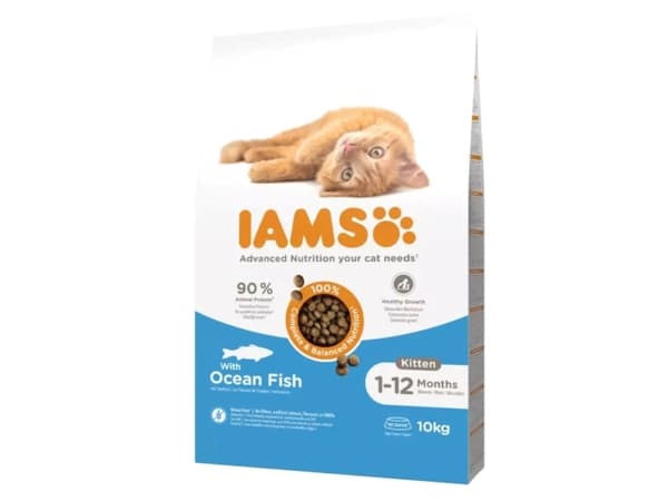 IAMS for Vitality Cat Kitten Ocean Fish - tør kattefoder - 10 kg