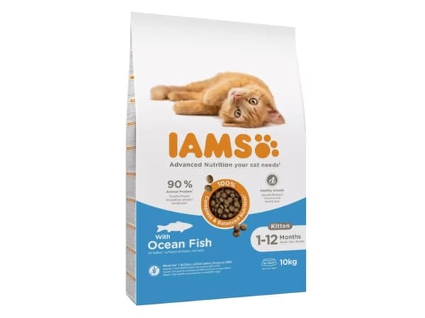 IAMS for Vitality Cat Kitten Ocean Fish - tør kattefoder - 10 kg
