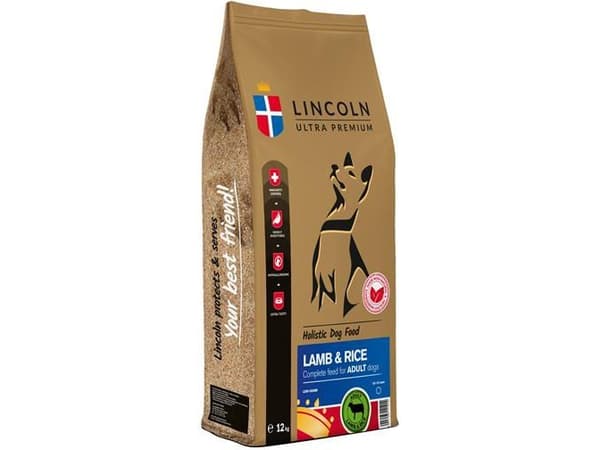 LINCOLN - Lamm med ris - Vuxen - Torrfoder för hund - 12kg