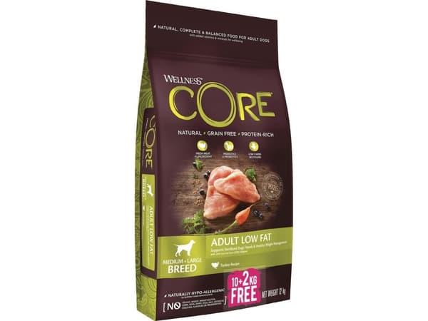 CORE Adult Low Fat Turkey Medium/Large 10 kg +2kg free