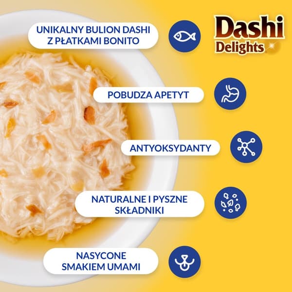 INABA DASHI DELIGHTS Kanaa juustolla 70g liemi kissoille