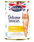 Pikkukuva 1 / 2: BUTCHER'S Delicious Dinners -palat kanan kanssa hyytelössä - kissan märkäruoka - 400 g