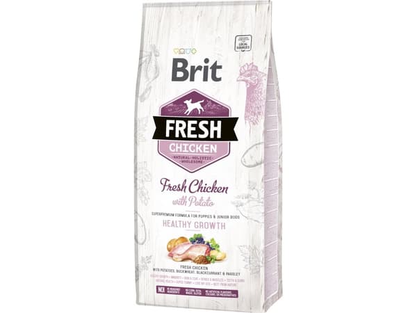 Brit Fresh Puppy Healthy Growth, Chicken, 12 kg