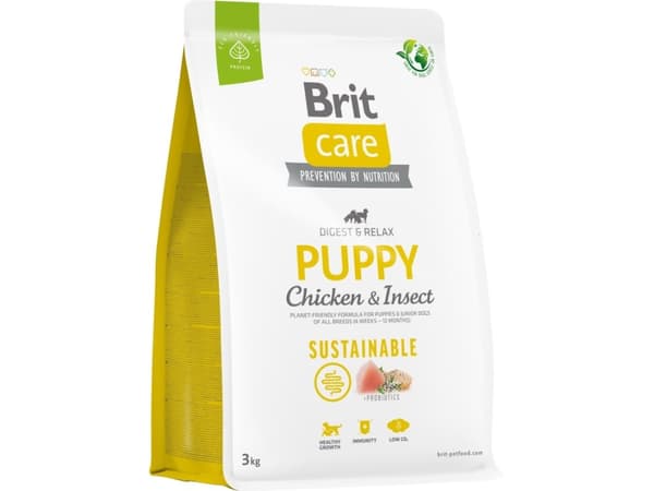 Brit Care Dog Sustainable Puppy, Chicken&Insect, 3 kg