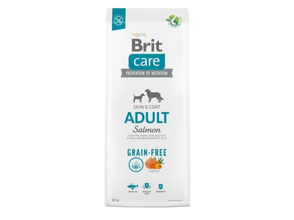 Brit Care Dog Grain-free Adult, Salmon, 12 kg