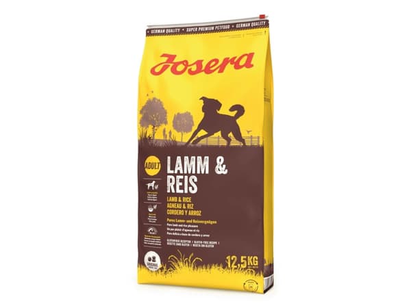 Josera Lamb & Rice, Vuxen, Alla raser, Lamm, Ris, 900 g