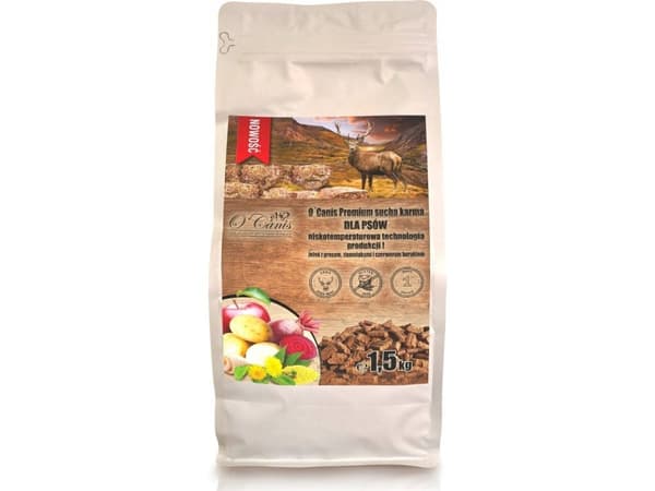 O´Canis Premium peura, peruna, punajuuri koirille 1.5kg