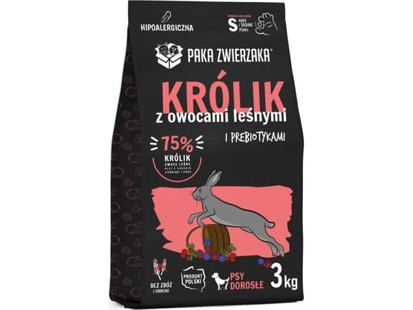 Paka Zwierzaka Paka Zwierzaka Seitsemäs taivas Kani metsän hedelmillä S 3kg