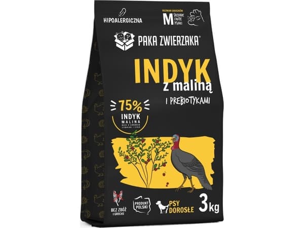 Animal Box Animal Box Seventh Heaven Kalkun med bringebær 3kg