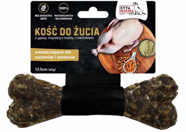 Styrkelse af tyggeben til hvalpe og seniorer Konina z Gęsia Syta Micha