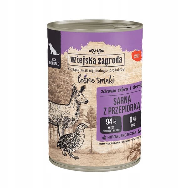 Wiejska Zagroda - Metsämakuja - Metsäkauris viiriäisen kanssa - 400g