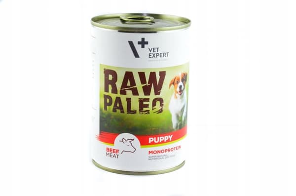 Rå Paleo Puppy - Nötkött - Valpmat - 400g