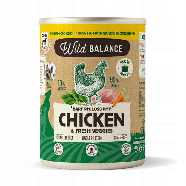 WILD BALANCE - Kyckling med grönsaker - 400g