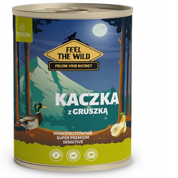 TEMPTATION FEEL THE WILD - Ankan ja päärynän makuinen - 400 g