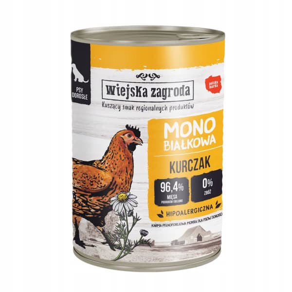 Village Farm MONO Hund - Kyckling - 400g