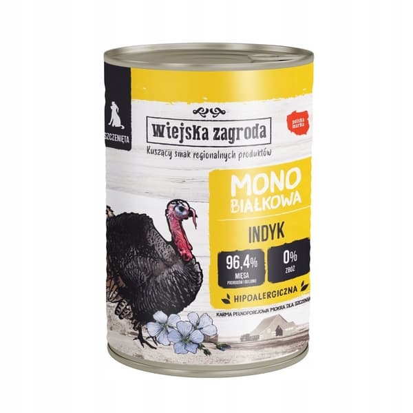 Village Farm MONO Hund - Kalkun - 400g