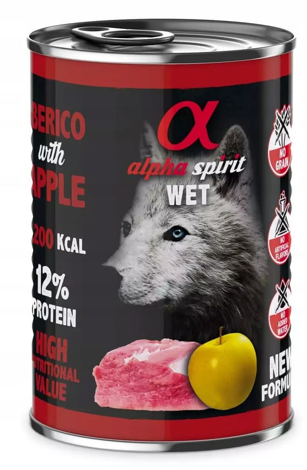 ALPHA SPIRIT - Svinekød med æble - 400g