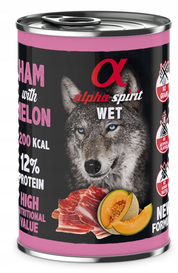ALPHA SPIRIT - Skinka med melon - 400g