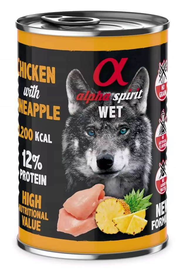 ALPHA SPIRIT - Kyckling med ananas - 400g