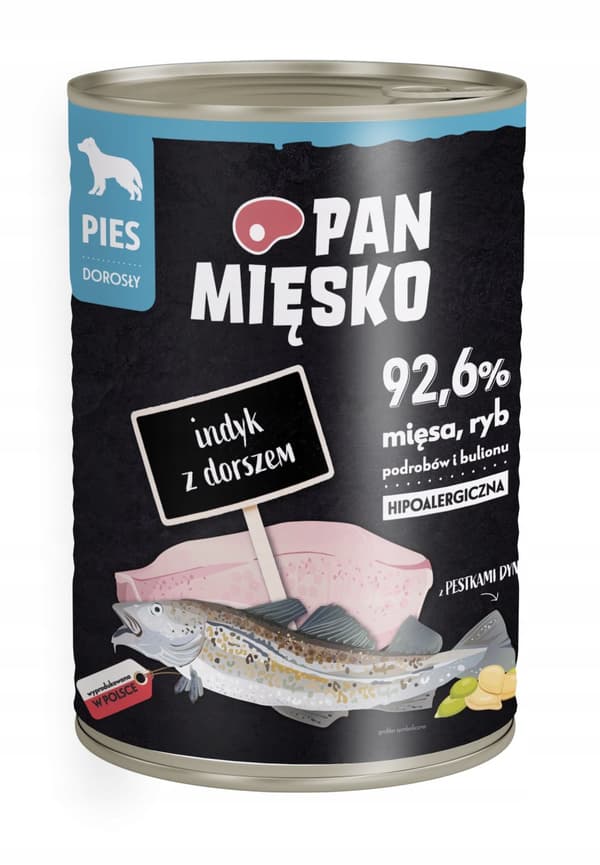Mr. Meat - Kalkon med torsk - 400g