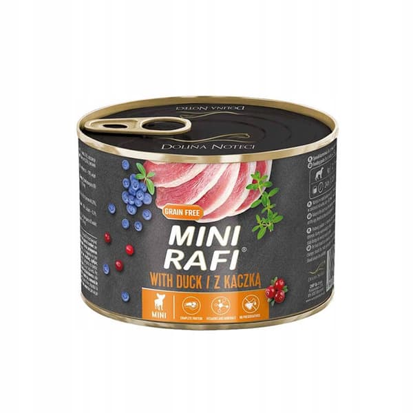 DOLINA NOTECI RAFI MINI - Ankka 185g - Koiranruoka