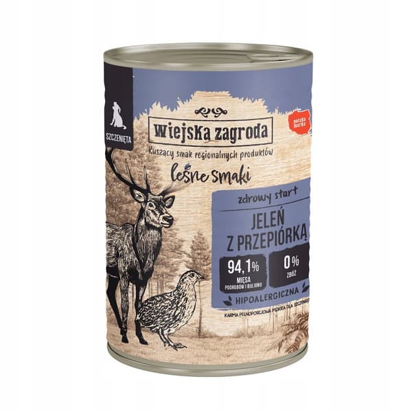 Wiejska Zagroda - Skovsmag - Hjorte med vagtler - 400g