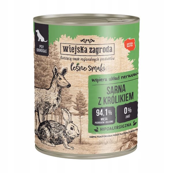 Wiejska Zagroda - Skovsmag - Rådyr med kanin - 800g