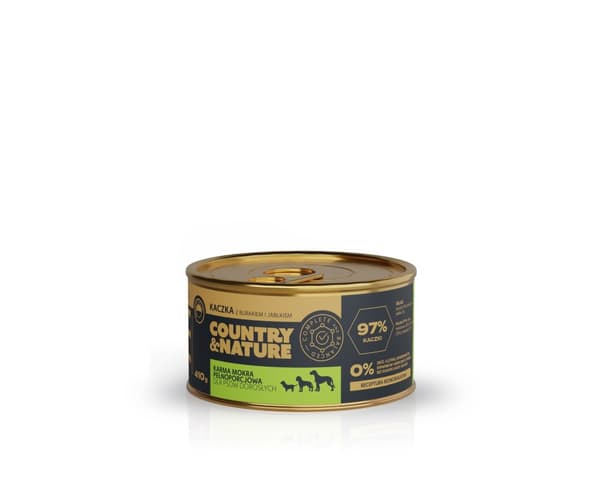 Country & Nature - And med rødbeder og æble - 410g