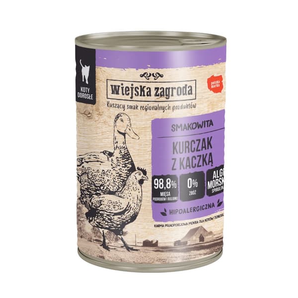 Country Farm Cat - Kyckling med anka - 400g