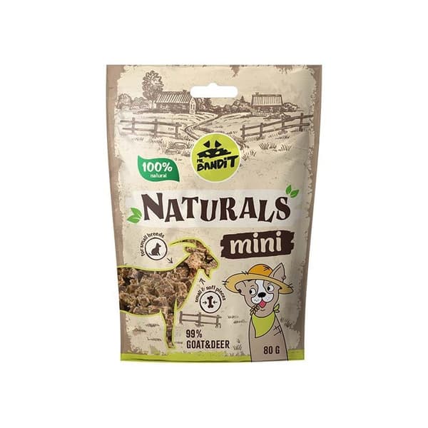 HR. Bandit - Naturals Mini - Ged med Hjort - 80g