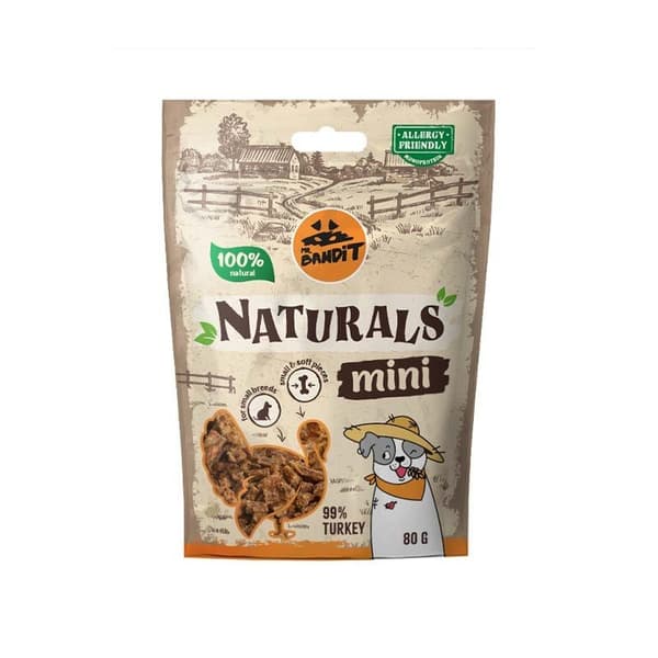 HR. Bandit - Naturals Mini - Kalkun - 80g