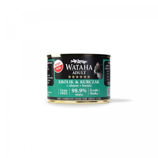WATAHA HUNT - VUXEN KATTER - KANIN & KYCKLING - 200 g