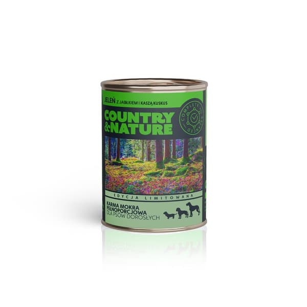 Country & Nature - Hjort med æble og couscous - 800g