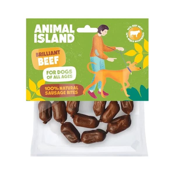 Animal Island - Oksekødspølser - 100g