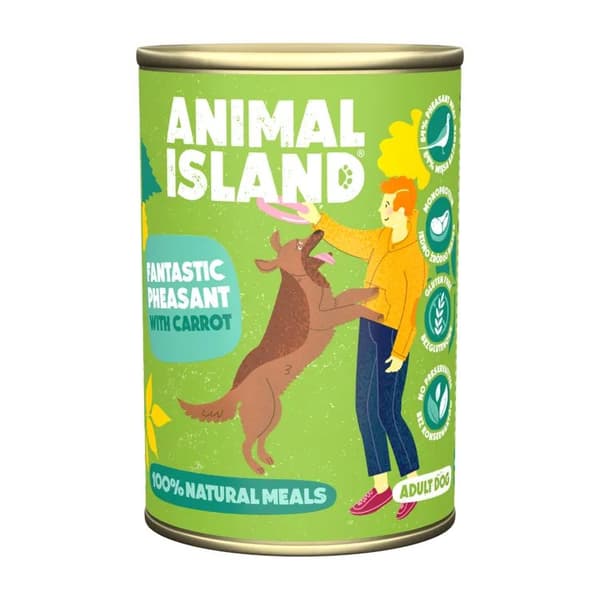 Animal Island - Fasan med gulerod - 400g