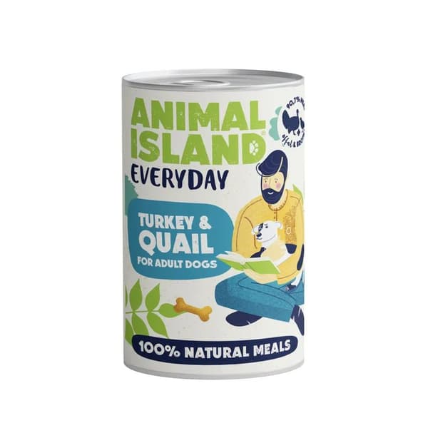 Animal Island - Kalkon & Vaktel - 400g