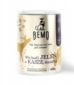 BEMO - Var inte en HJORTVÅRD, blås i GRYNSGRÖT - Monoproteinfoder - hjort - 400g