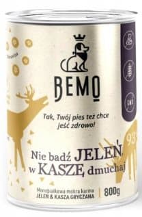 BEMO - Var inte en HJORTVÅRD, blås i GRYNSGRÖT - Monoproteinfoder - hjort - 800g