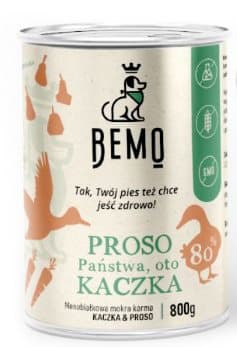 BEMO - MILLET Mina damer och herrar, detta är ANKA, Monoprotein hundfoder - anka - 800g