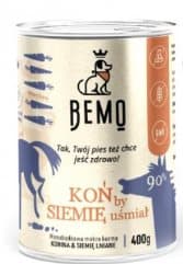 BEMO - HORSE joka saa SIEMIĘn nauramaan - Monoproteiininen koiranruoka - hevosenlihaa - 400g