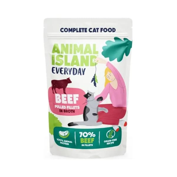 Animal Island - Varje dag - Blandning av smaker - Nötkött och kyckling - 40x 85g