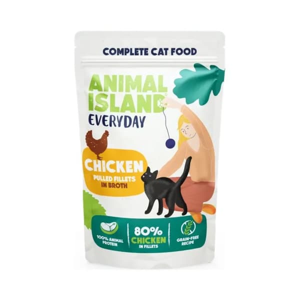 Animal Island - Kattpåse - Kyckling - 12x 85g