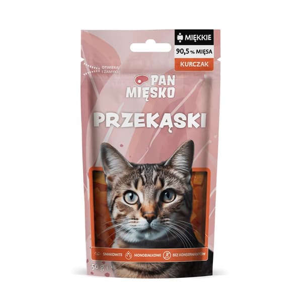 Mr. Meat - Kattgodis - Kycklingsnacks - 50g