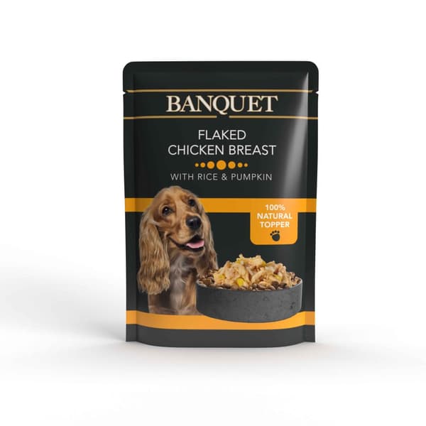 BANQUET - Kanahiutaleet riisin ja kurpitsan kera - 100 g