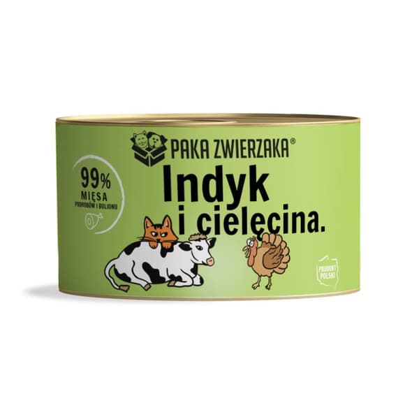 ANIMAL PAKA - Kalkon med kalvkött - 200g