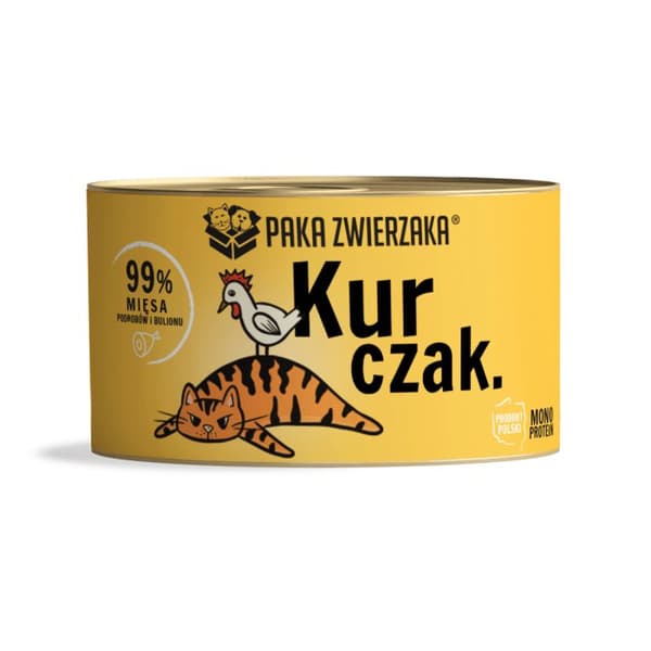 PAKA ZWIERZAK - Våt kattmat - Kyckling - 200g