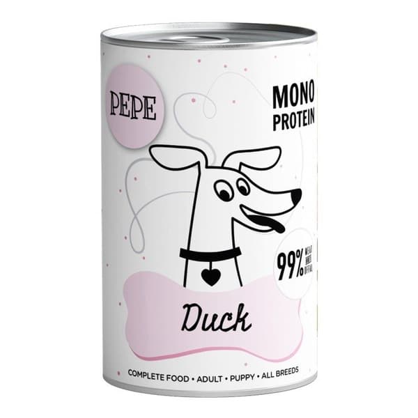 PEPE - Ankanliha - Märkäruoka koirille - 400g
