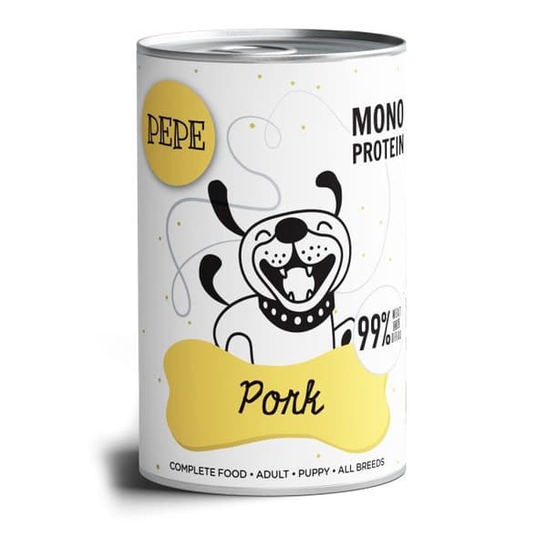 PEPE - Sianliha - Märkäruoka koiralle - 400g